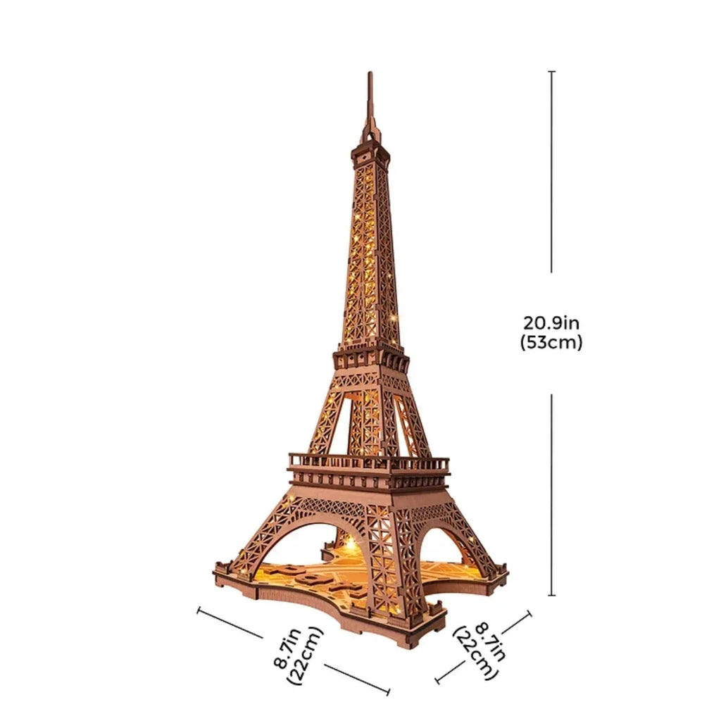 Night of the Eiffel Tower 3D Wooden Puzzle