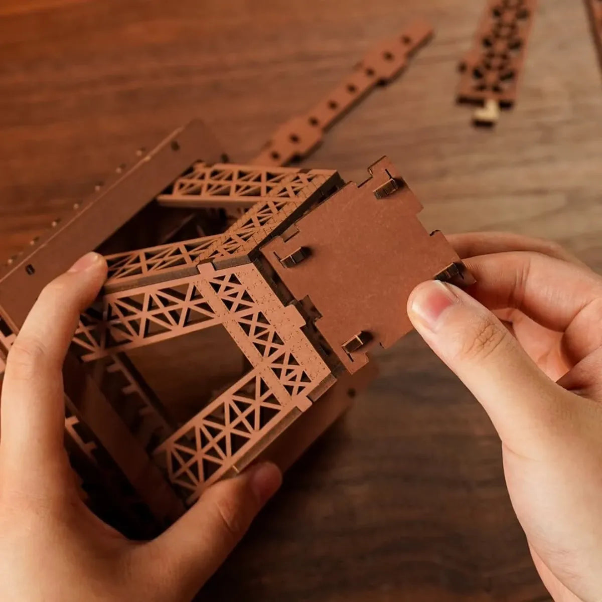 Night of the Eiffel Tower 3D Wooden Puzzle