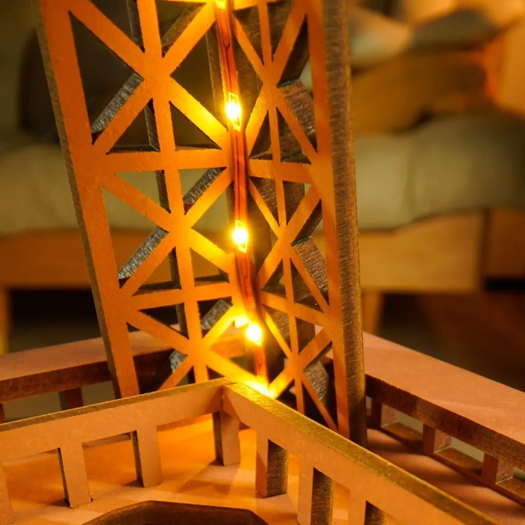 Night of the Eiffel Tower 3D Wooden Puzzle