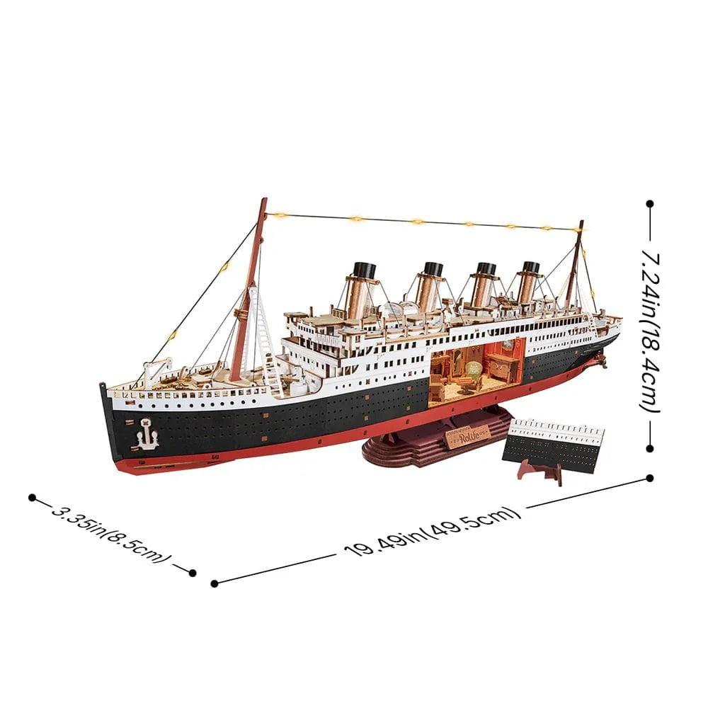 1912 Eternal Atlantic Voyager 3D Wooden Puzzle