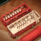 London Tour Bus 3D Wooden Puzzle
