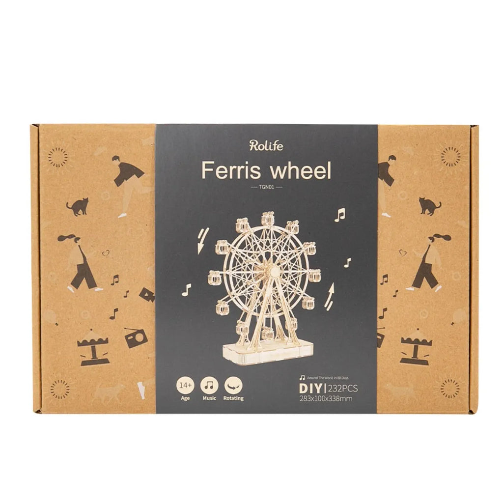 Ferris Wheel 3D Wooden Puzzle Music Box