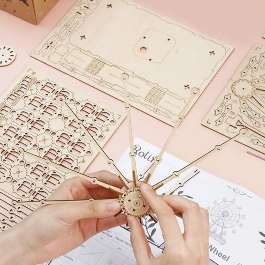 Ferris Wheel 3D Wooden Puzzle Music Box