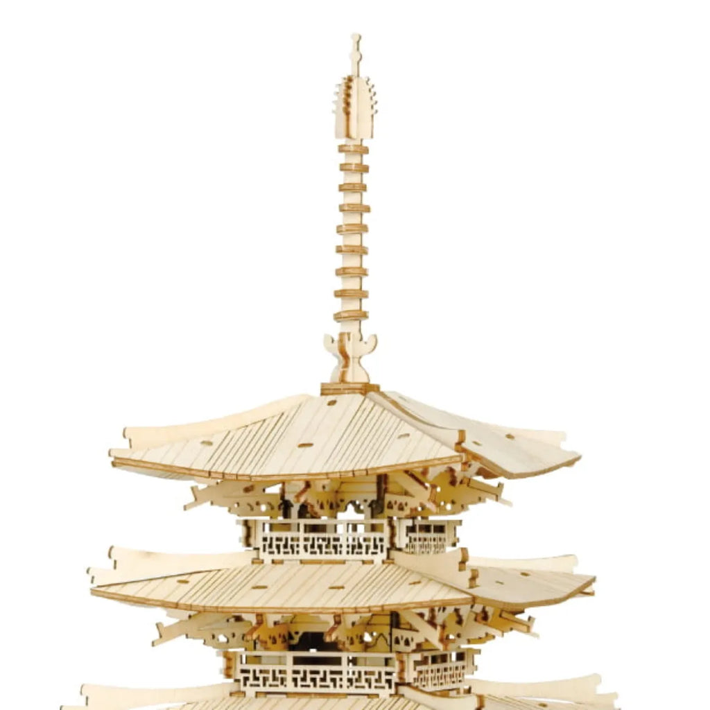 Five-storied Pagoda 3D Wooden Puzzle