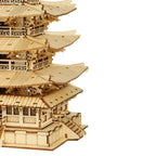 Five-storied Pagoda 3D Wooden Puzzle