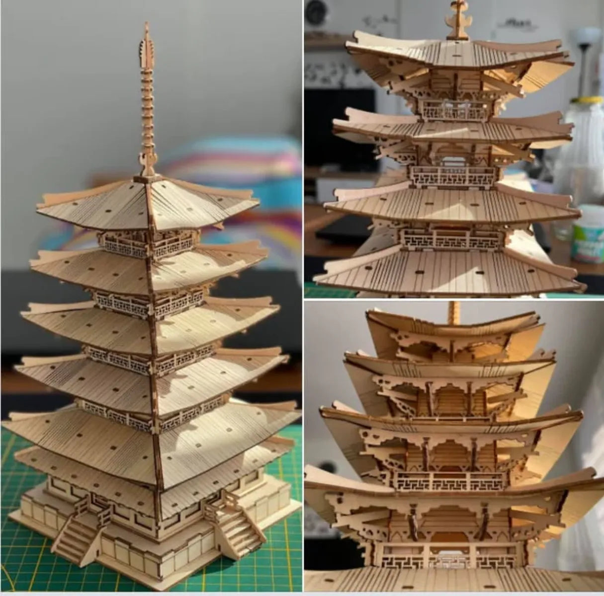 Five-storied Pagoda 3D Wooden Puzzle