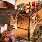 Blossom Cart 3D Wooden Puzzle
