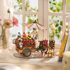 Blossom Cart 3D Wooden Puzzle