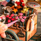 Blossom Cart 3D Wooden Puzzle