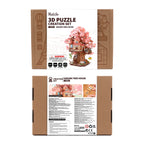 Sakura Tree House DIY Wooden 3D Puzzle