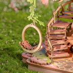 Sakura Tree House DIY Wooden 3D Puzzle