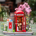 Blossom Book Booth 3D Wooden Puzzle