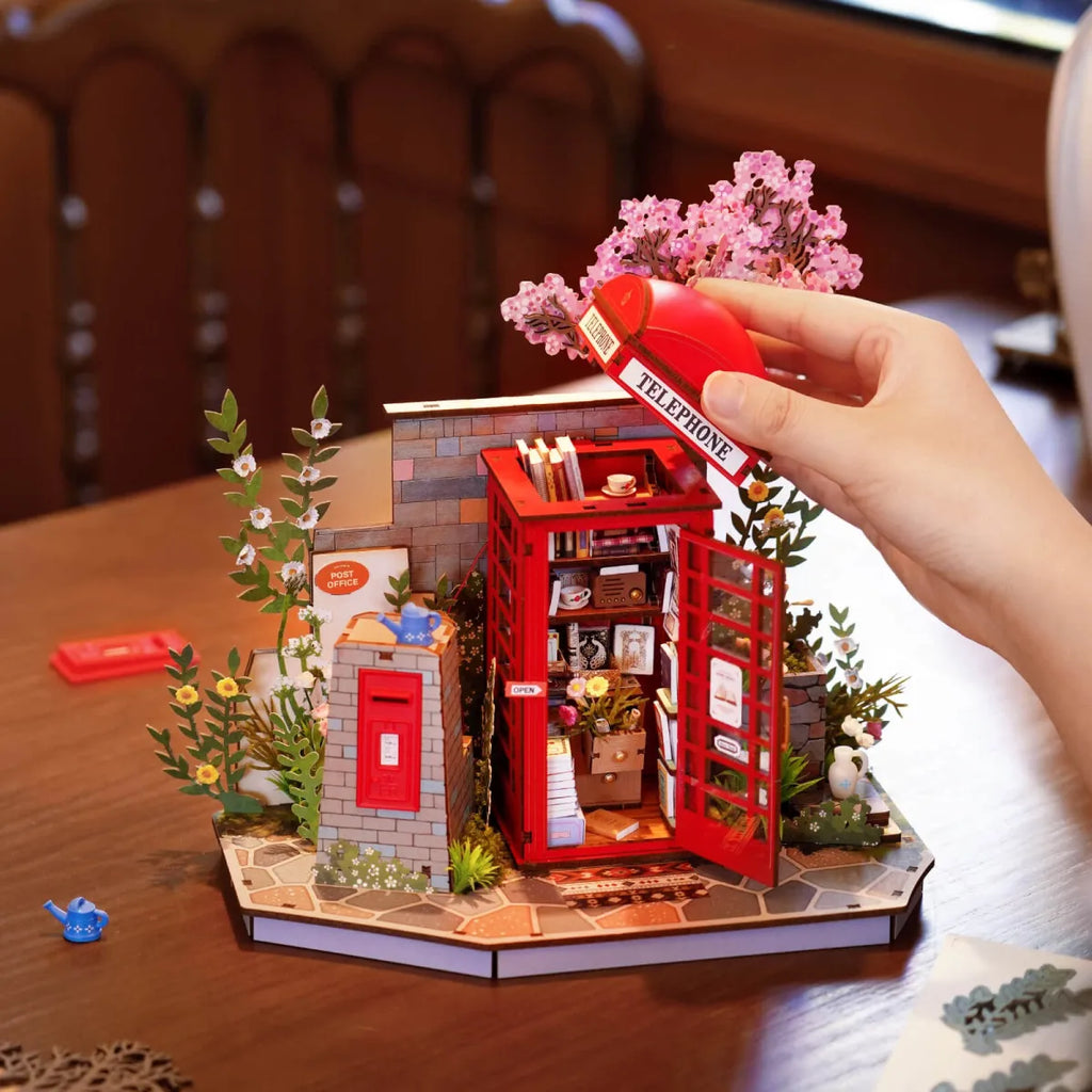 Blossom Book Booth 3D Wooden Puzzle
