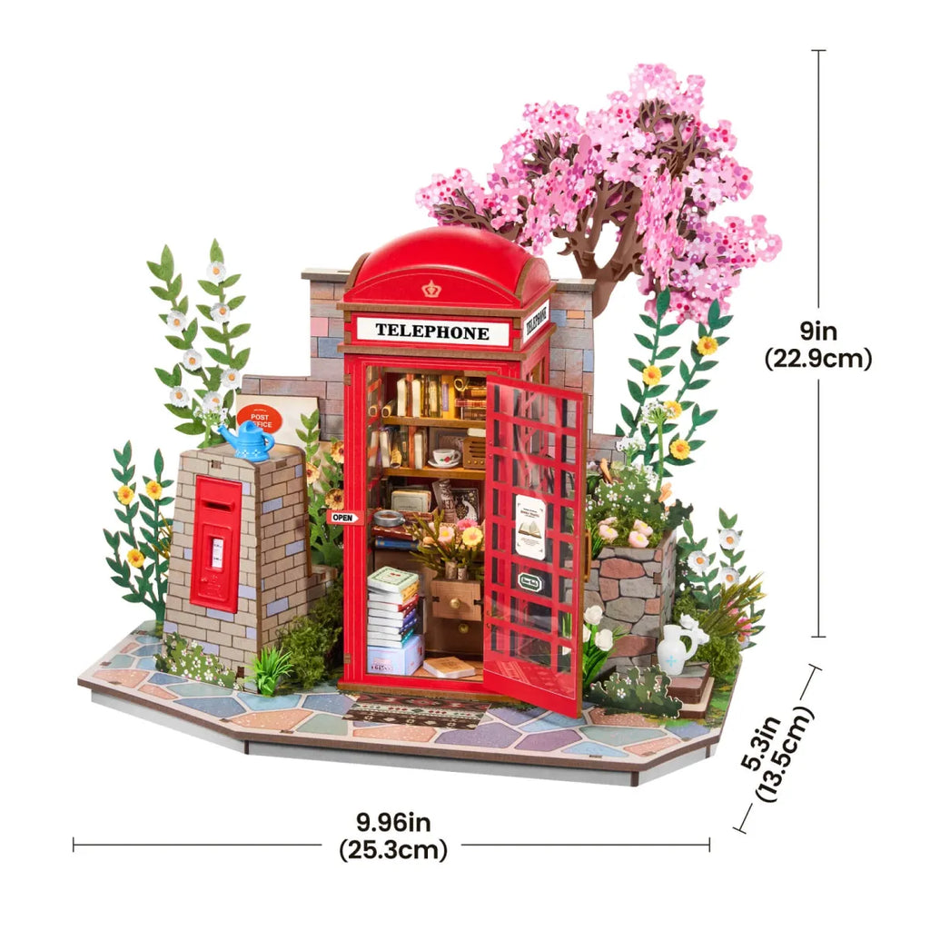 Blossom Book Booth 3D Wooden Puzzle