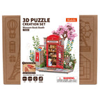 Blossom Book Booth 3D Wooden Puzzle