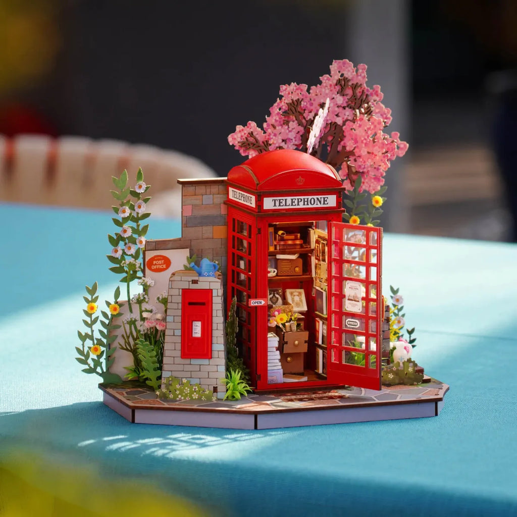 Blossom Book Booth 3D Wooden Puzzle