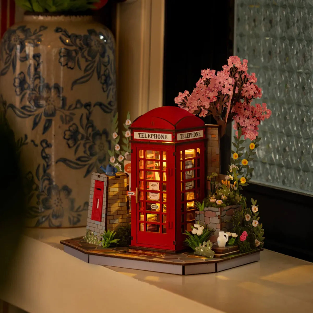 Blossom Book Booth 3D Wooden Puzzle