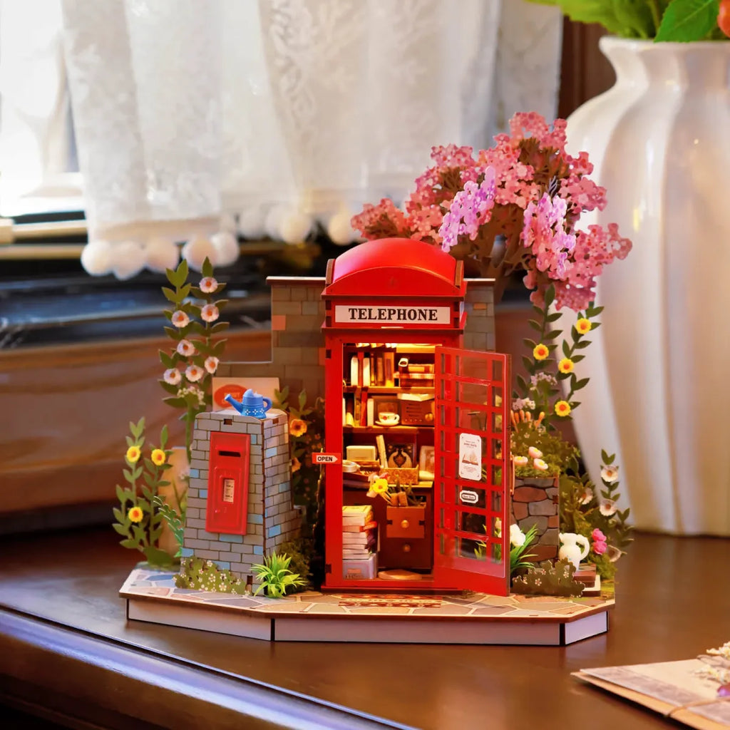 Blossom Book Booth 3D Wooden Puzzle