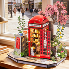 Blossom Book Booth 3D Wooden Puzzle