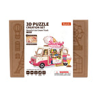 Beverly's Ice Cream Truck 3D Wooden Puzzle