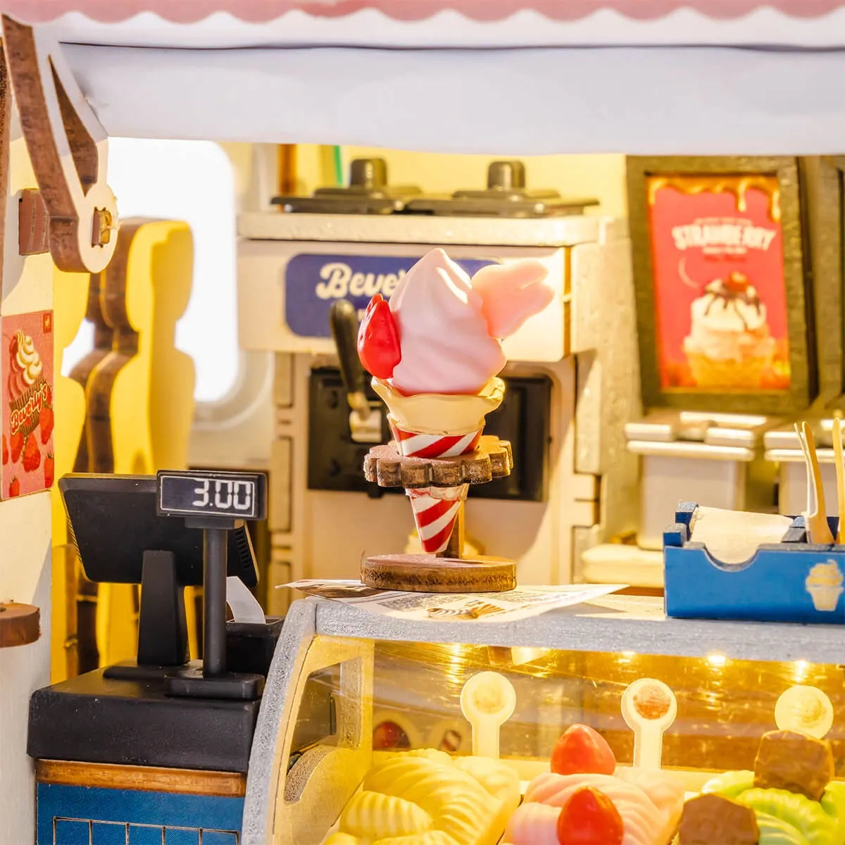 Beverly's Ice Cream Truck 3D Wooden Puzzle