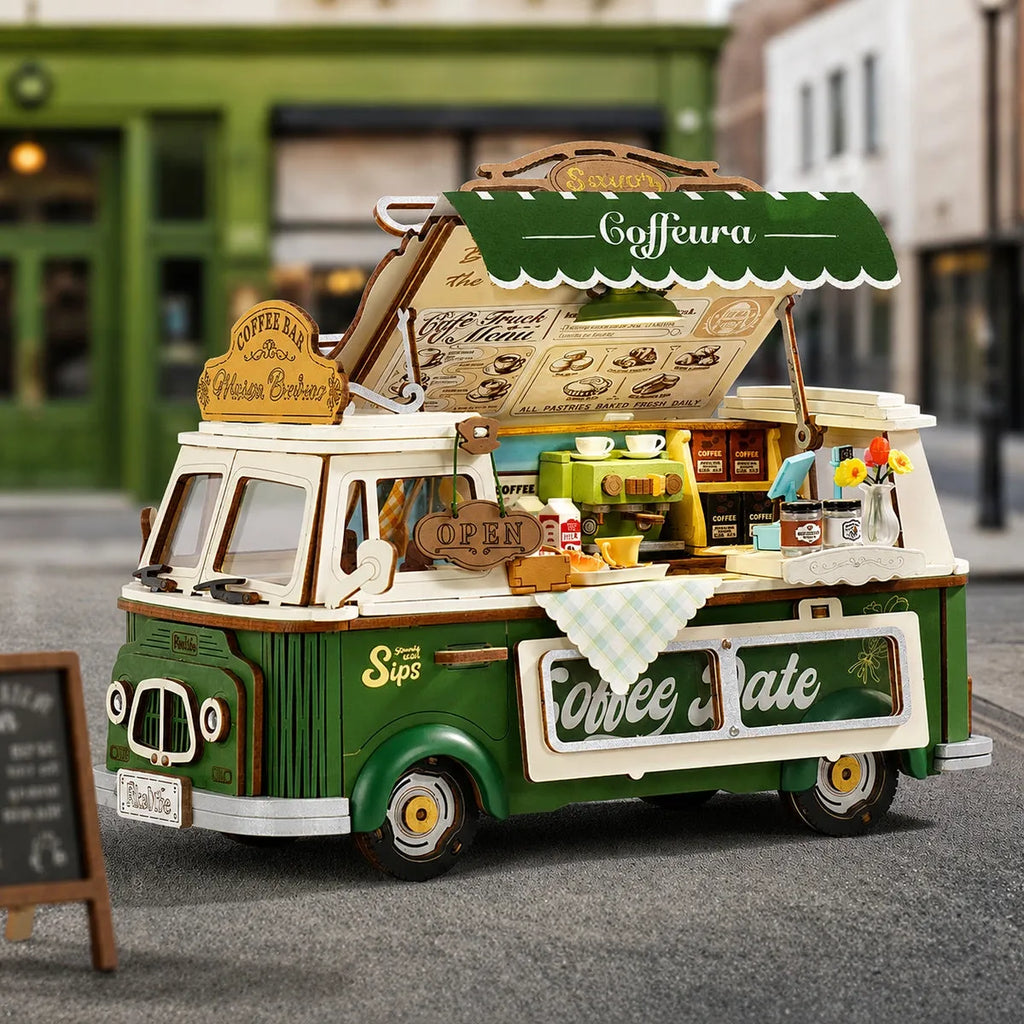 Leo's Coffee Truck 3D Wooden Puzzle