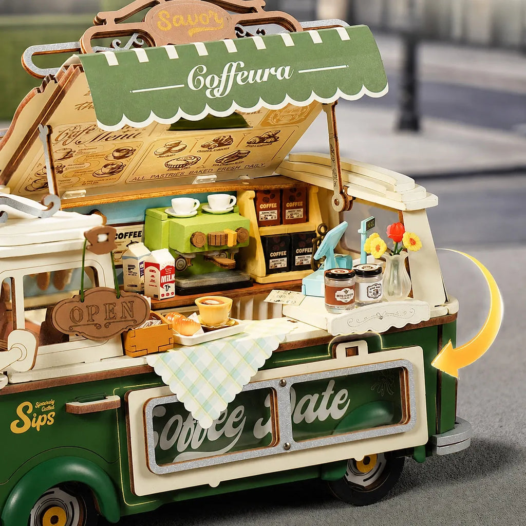Leo's Coffee Truck 3D Wooden Puzzle