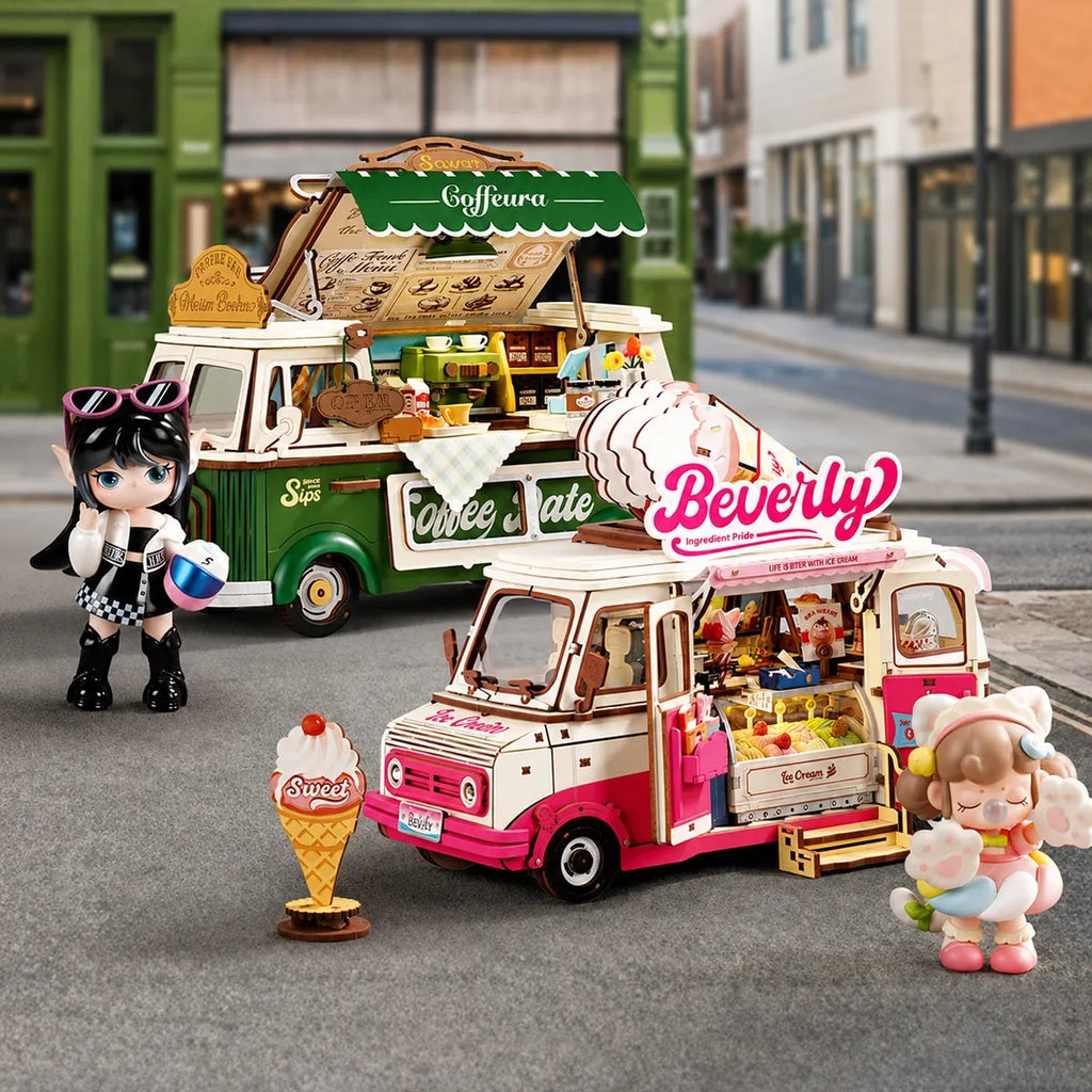 Leo's Coffee Truck 3D Wooden Puzzle