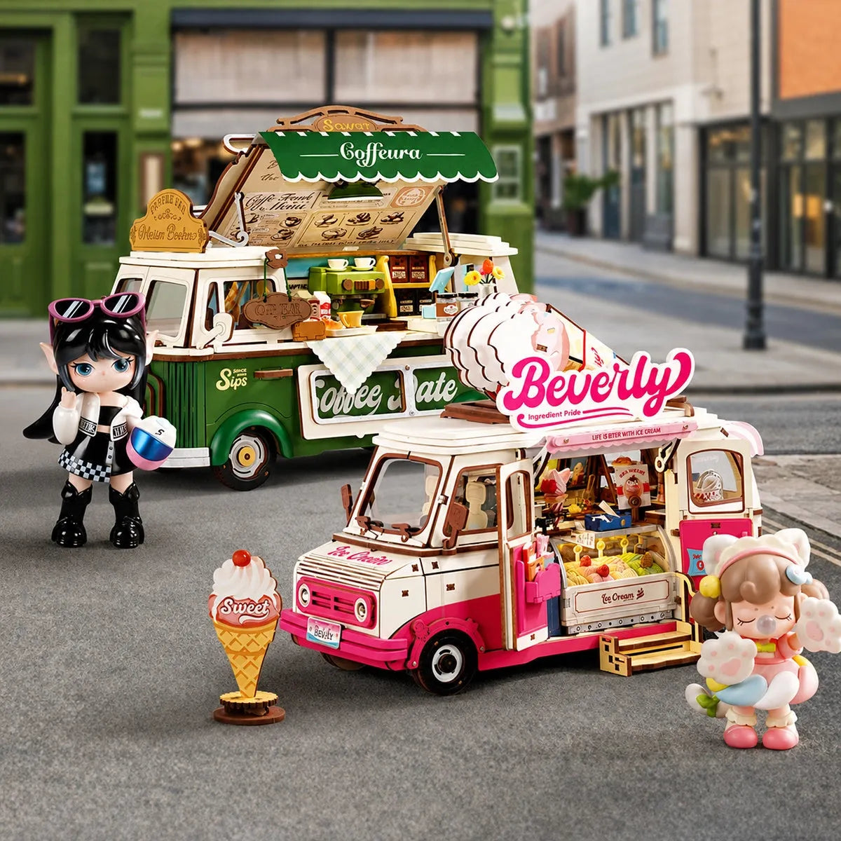 Leo's Coffee Truck 3D Wooden Puzzle