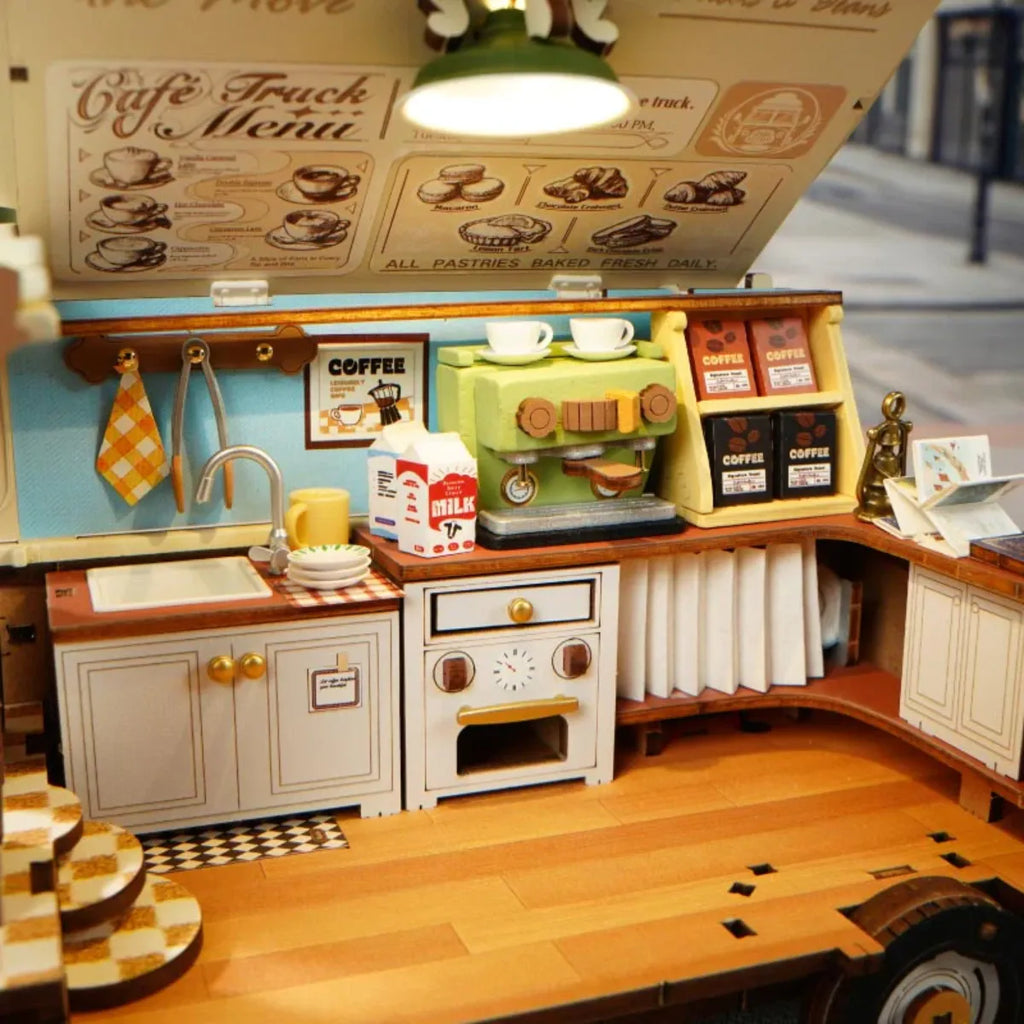 Leo's Coffee Truck 3D Wooden Puzzle