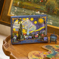 The Starry Night Wall Art 3D Wooden Puzzle