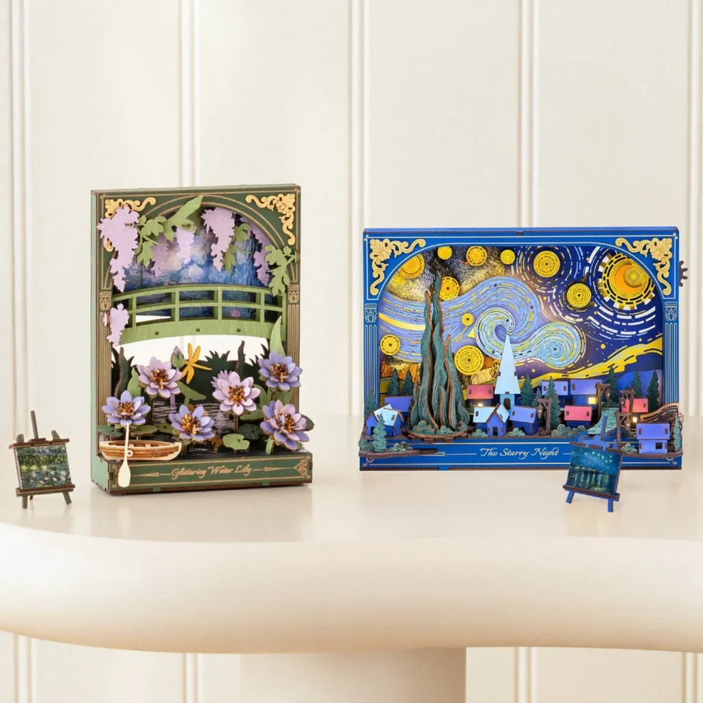 The Starry Night Wall Art 3D Wooden Puzzle