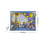 The Starry Night Wall Art 3D Wooden Puzzle