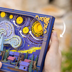 The Starry Night Wall Art 3D Wooden Puzzle