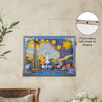 The Starry Night Wall Art 3D Wooden Puzzle