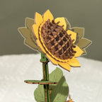 Wooden Flower Bouquet 3D Wooden Puzzle