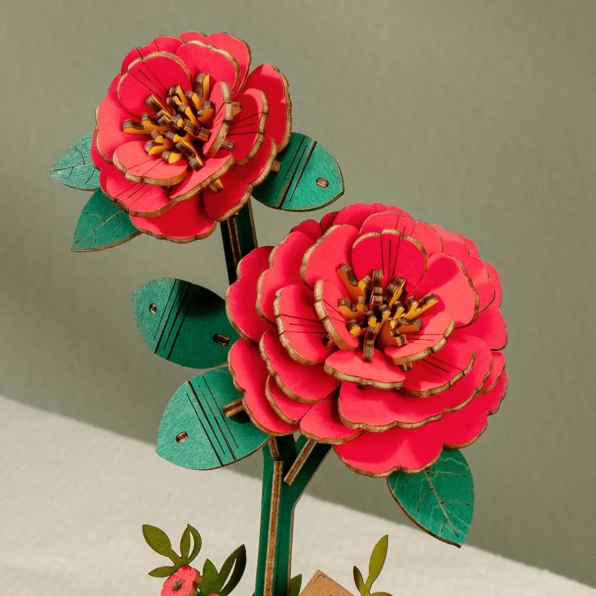 Wooden Flower Bouquet 3D Wooden Puzzle