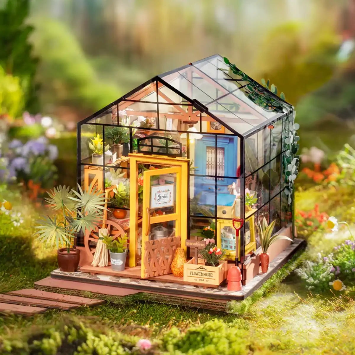 Cathy's Flower House DIY Miniature House Kit