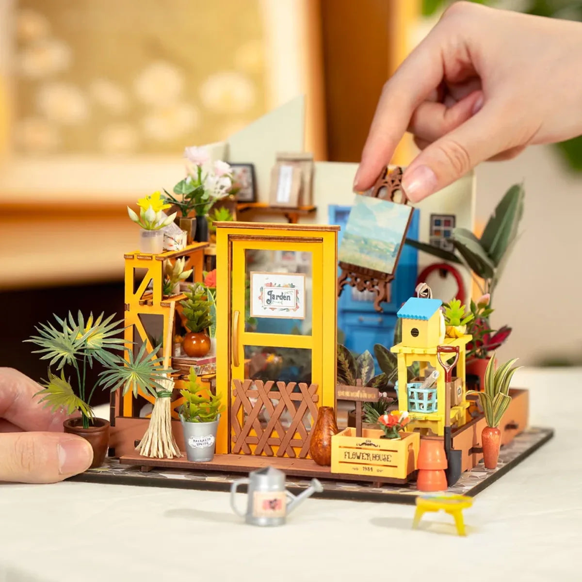Cathy's Flower House DIY Miniature House Kit