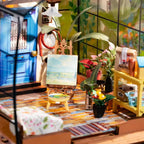 Cathy's Flower House DIY Miniature House Kit