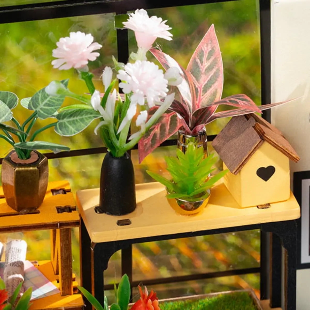 Cathy's Flower House DIY Miniature House Kit