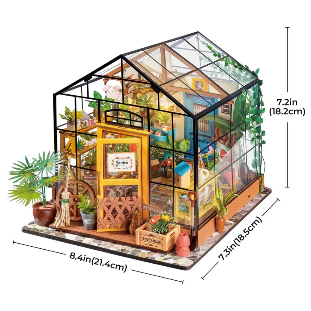 Cathy's Flower House DIY Miniature House Kit