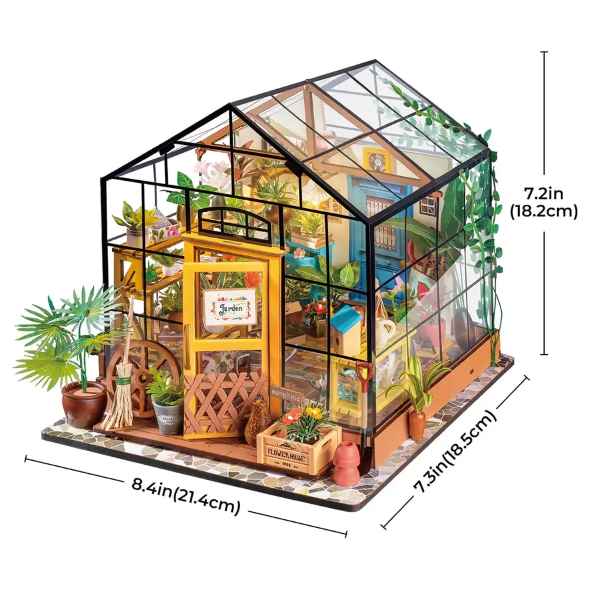 Cathy's Flower House DIY Miniature House Kit